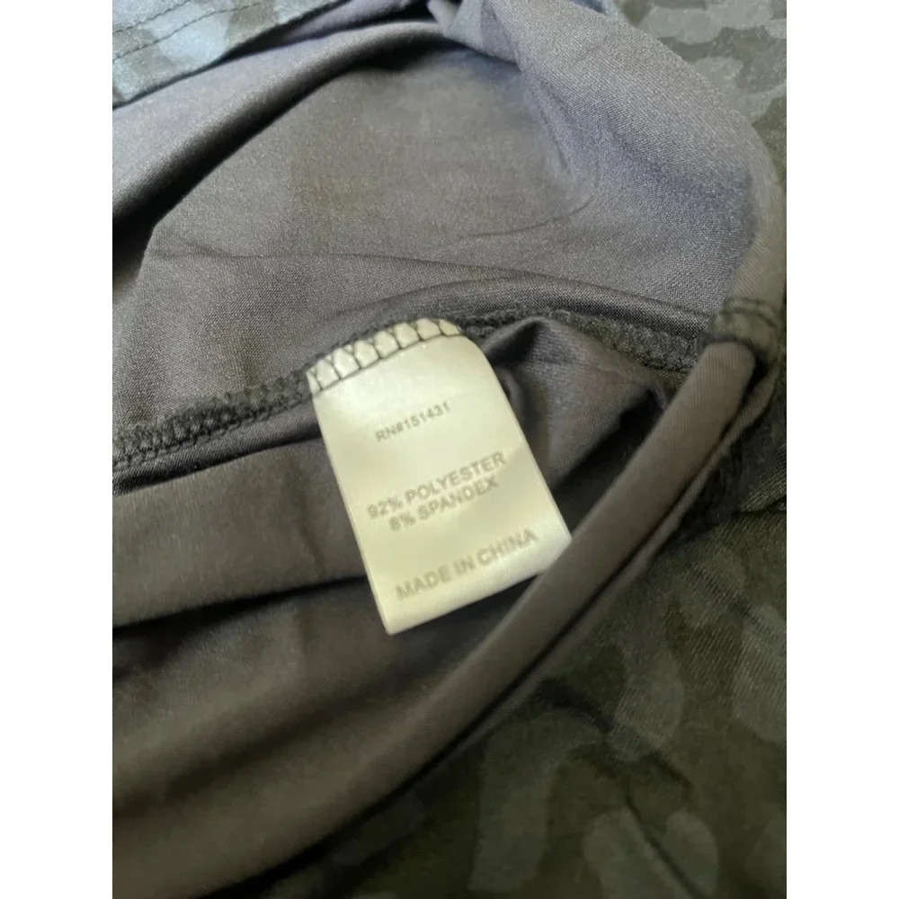 Jordann black and gray cheetah print lightweight athletic hoodie - Picture 5 of 5